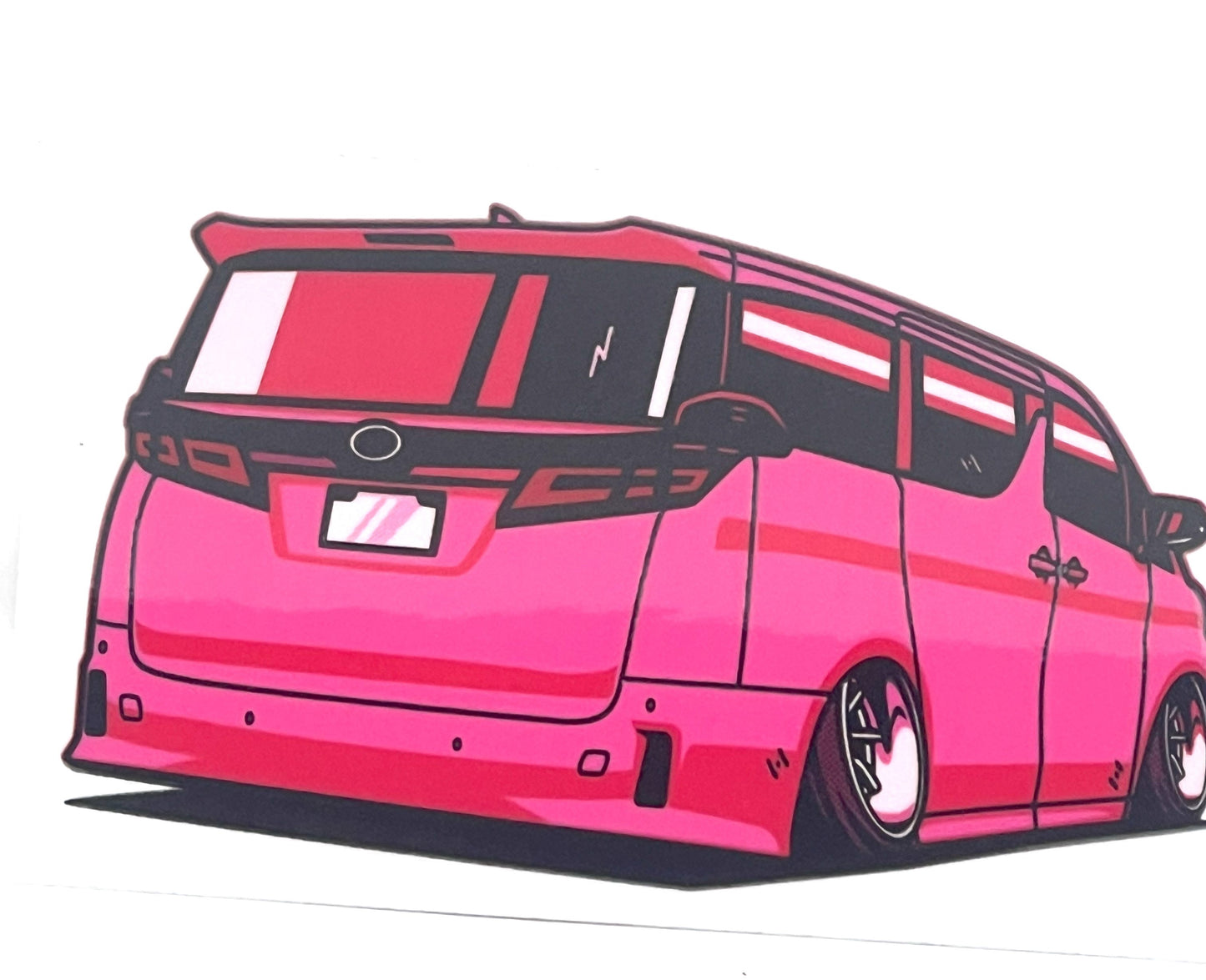 30 Vellfire Sticker