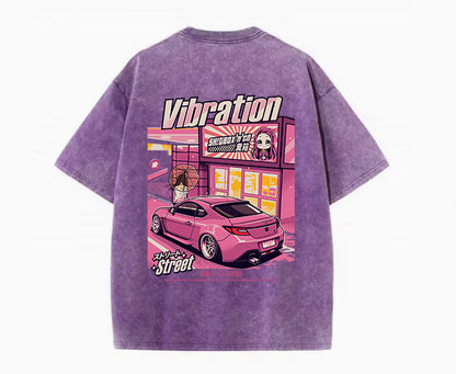 Vibration 290gsm of Cotton Acid Wash