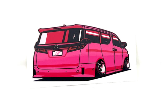 30 Vellfire Sticker