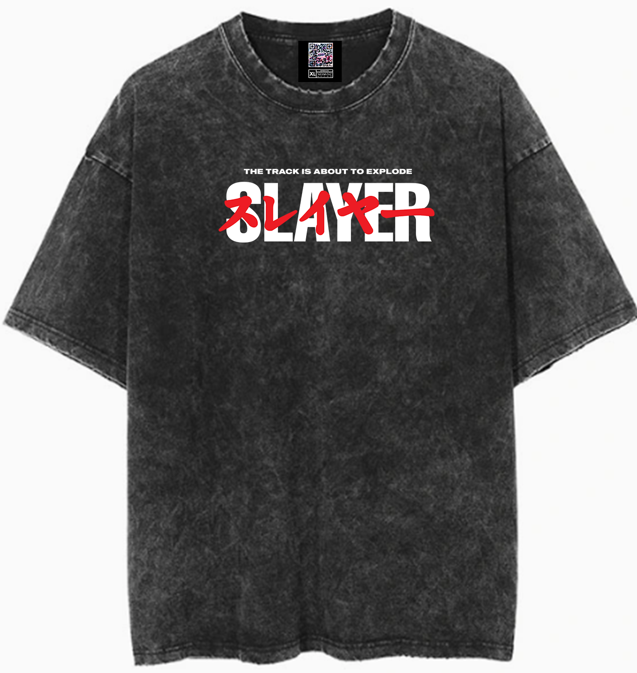 Akira Shitbox and go 37 Anniversary Acid Wash Tshirt