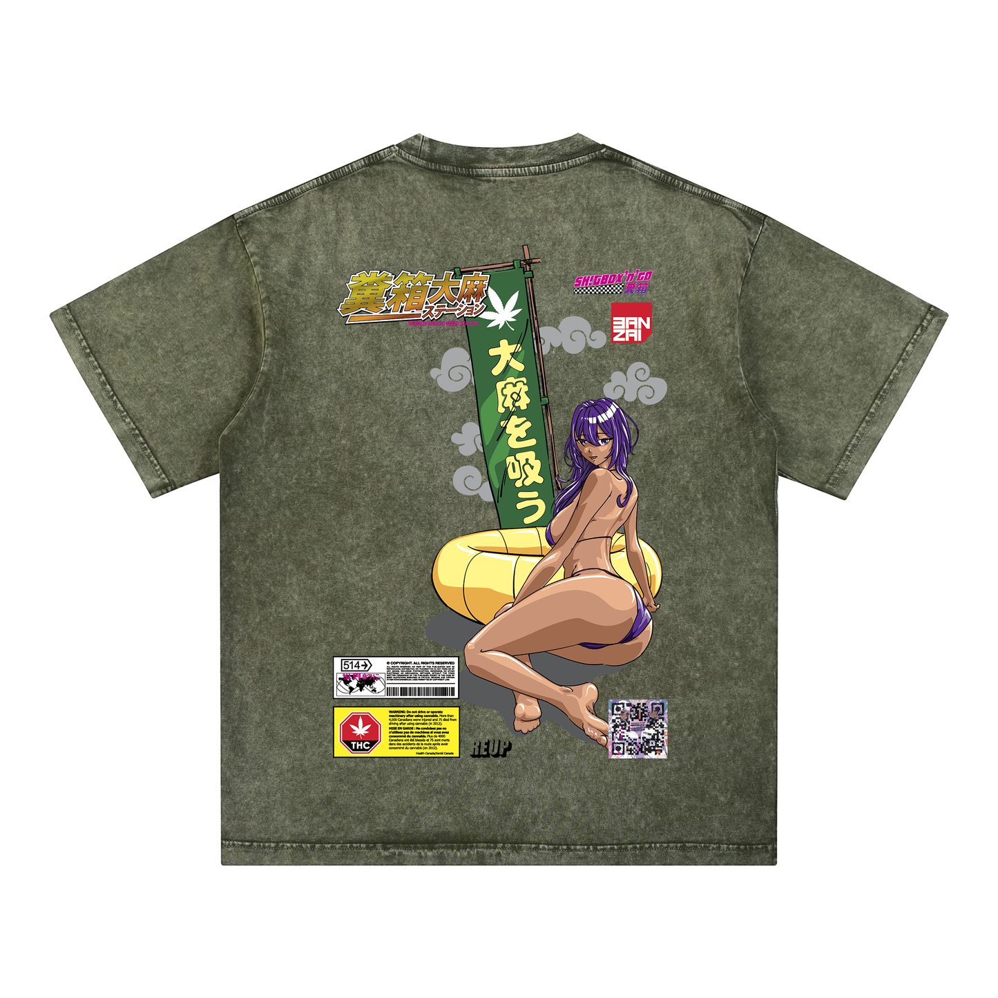 4/20 Green Forest Acid Wash